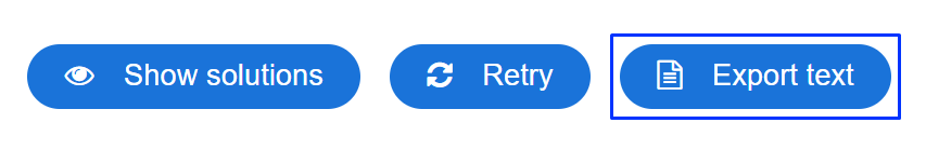 H5P Export Text box